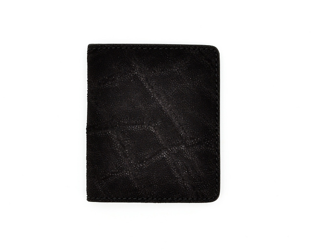 clip billfold elephant black western leather domestic brand